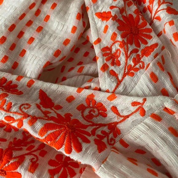 Gorgeous Mini Cotton Wrap Dress - Picture 2 of 4